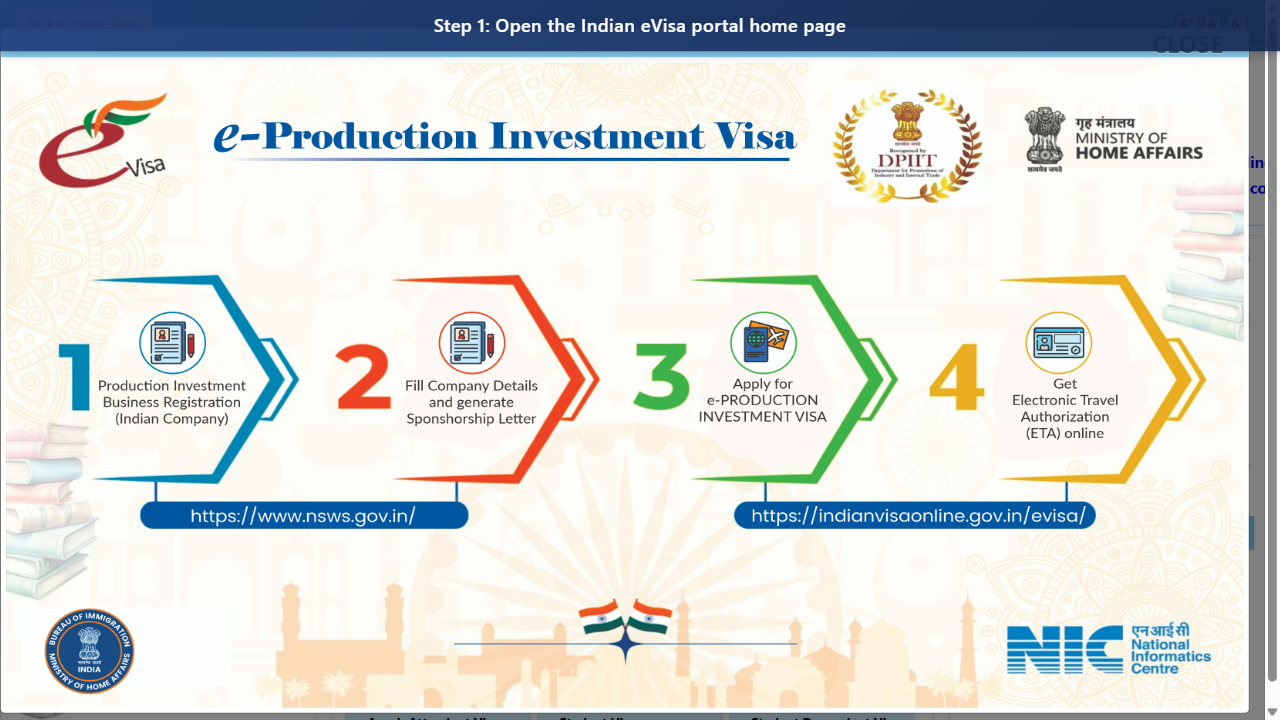 Indian eVisa Form Walkthrough screenshot preview