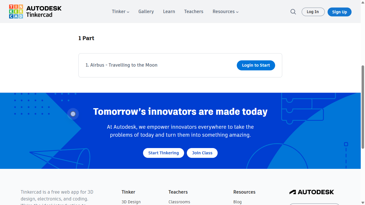 Step 7: Scroll through the Airbus moon lesson to review the visuals and instructions